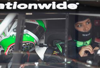  Maryeve Dufault Races in NASCAR Nationwide at Chicagoland Speedway